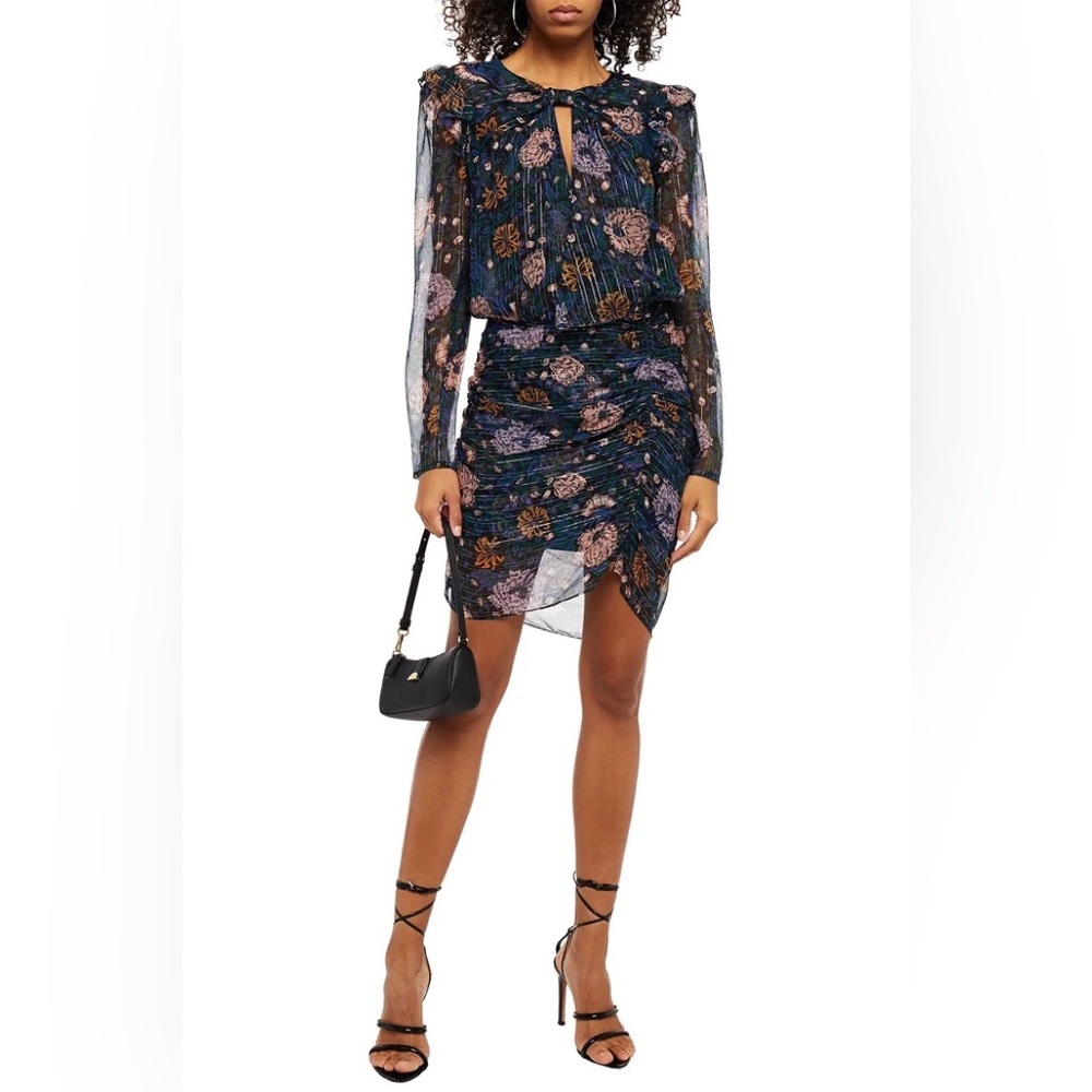 VERONICA BEARD Silk Printed Dress